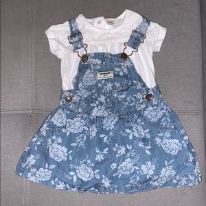 OshKosh B’gosh Floral Printed Jean Jumper